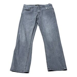 Urban Star Men's Gray Denim Jeans Straight Fit 36x29